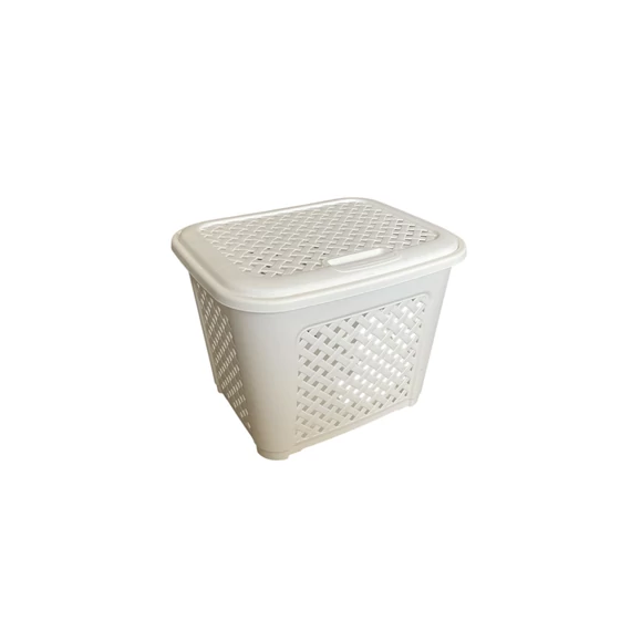 Rattan Szennyestartó Fehér ER86
