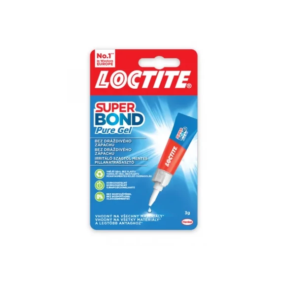 Loctite Super Bond Pure Pillanatragasztó Gél 3g