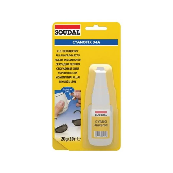 Soudal Cyanofix 84A Pillanatragasztó 20g