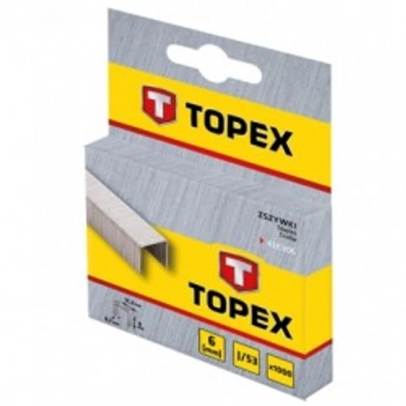 Topex Tűzőkapocs 8mm 1000db 41E308