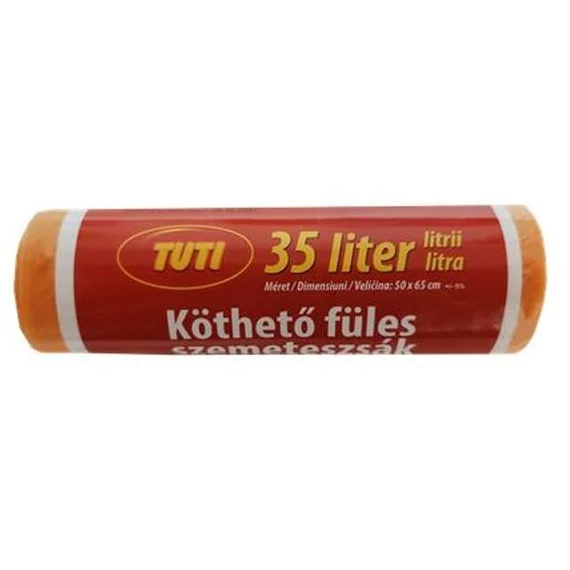 Tuti Szemeteszsák Köthető Füles 35L 20db PD68