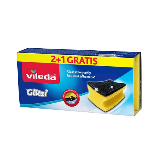 Vileda Glitzi Mosogatószivacs 2+1db FH138