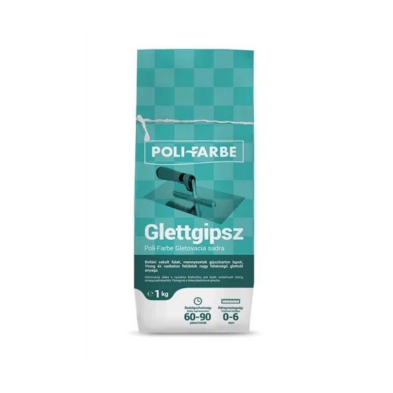Poli-Farbe Glettgipsz
