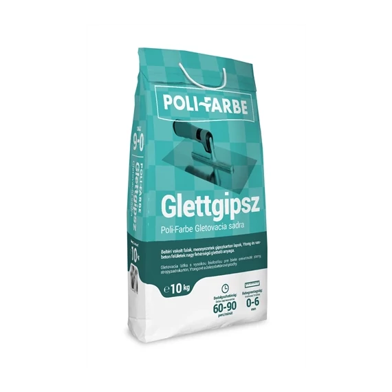 Poli-Farbe Glettgipsz