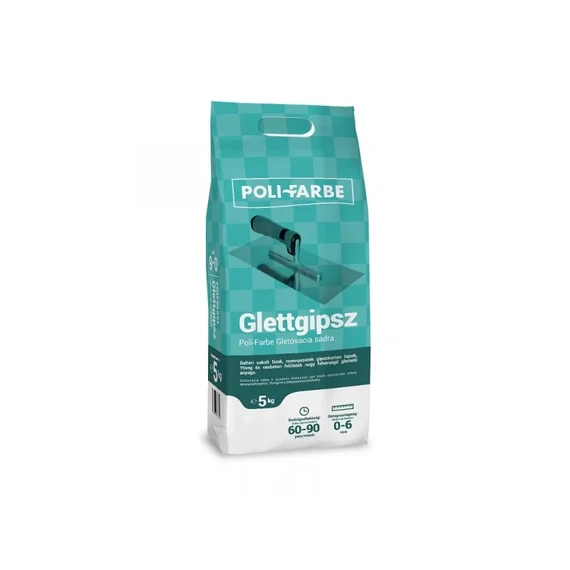 Poli-Farbe Glettgipsz